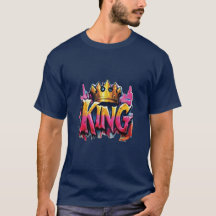 KING Graffiti Crown T-Shirt Beschrijving: Uw Regel