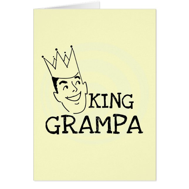 King Grampa T-shirts en geschenken (Voorkant)