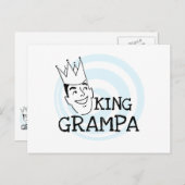 King Grampa T-shirts en geschenken Briefkaart (Voorkant / Achterkant)