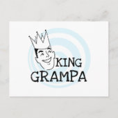 King Grampa T-shirts en geschenken Briefkaart (Voorkant)