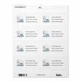 King Grampa T-shirts en geschenken Etiket (Full Sheet)