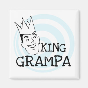 King Grampa T-shirts en geschenken Magneet
