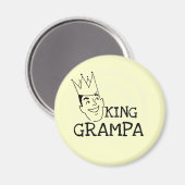 King Grampa T-shirts en geschenken Magneet (Voorkant / Achterkant)