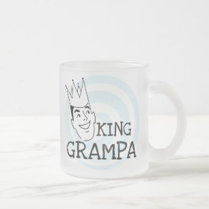 King Grampa T-shirts en geschenken Matglas Koffiemok