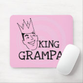 King Grampa T-shirts en geschenken Muismat (Met muis)