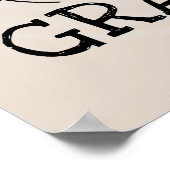 King Grampa T-shirts en geschenken Poster (Hoek)