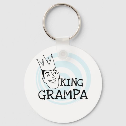 King Grampa T-shirts en geschenken Sleutelhanger (Voorkant)