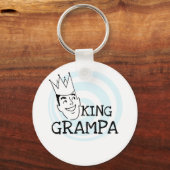 King Grampa T-shirts en geschenken Sleutelhanger (Voorkant)