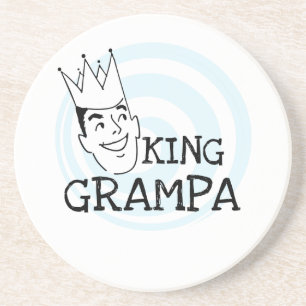 King Grampa T-shirts en geschenken Zandsteen Onderzetter