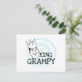 King Grampy Tshirts en geschenken Briefkaart (Staand voorkant)
