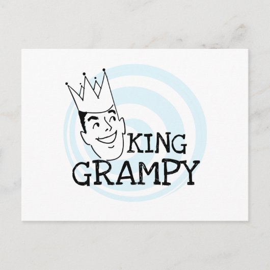 King Grampy Tshirts en geschenken Briefkaart (Voorkant)