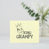 King Grampy Tshirts en geschenken Briefkaart (Staand voorkant)