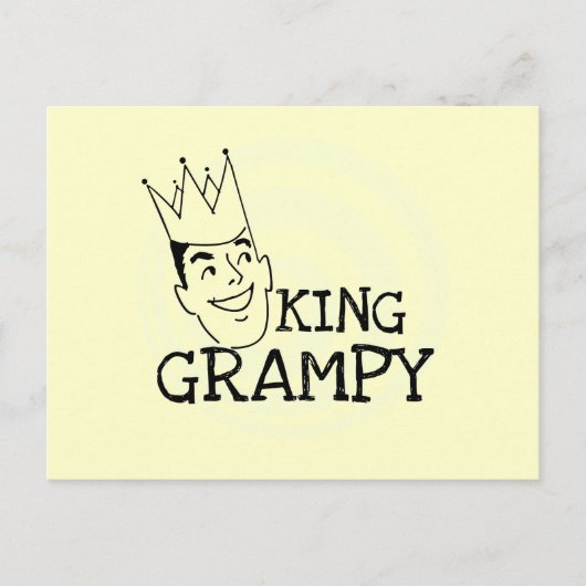King Grampy Tshirts en geschenken Briefkaart (Voorkant)