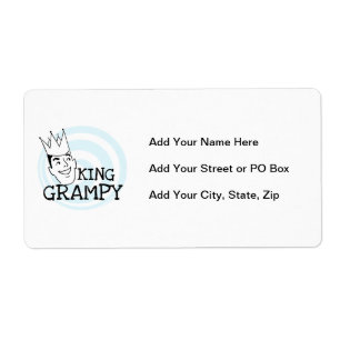 King Grampy Tshirts en geschenken Etiket