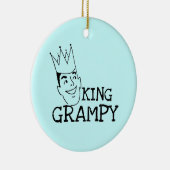 King Grampy Tshirts en geschenken Keramisch Ornament (Rechts)