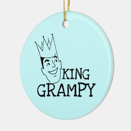 King Grampy Tshirts en geschenken Keramisch Ornament (Links)