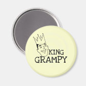 King Grampy Tshirts en geschenken Magneet (Voorkant / Achterkant)