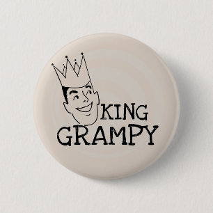 King Grampy Tshirts en geschenken Ronde Button 5,7 Cm