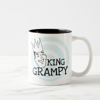 King Grampy Tshirts en geschenken Tweekleurige Koffiemok
