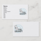 King Grampy Tshirts en geschenken Visitekaartje (Voorkant / Achterkant)