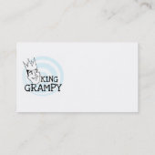 King Grampy Tshirts en geschenken Visitekaartje (Achterkant)
