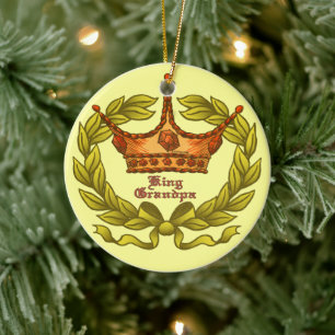 King Grandpa Crown ornament