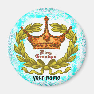 King Grandpa Kroonmagneet Magneet