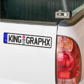 King Graphx Euro Bord Bumpersticker (Op Truck)