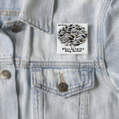 King Harbour-Sardines_ Vierkante Button 5,1 Cm (In situ)