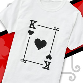 King Hearts Kaart Kostuum Speelkaarten King Hearts T-shirt