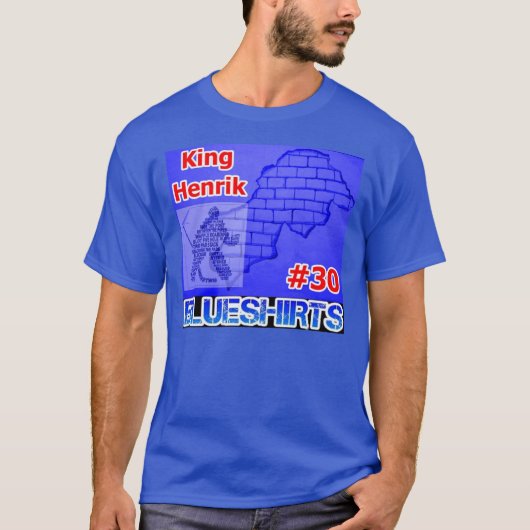 King Henrik Blueshirts Nr30 T-shirt (Voorkant)
