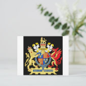 KING HENRY DE ACHT WAPENKAT BRIEFKAART (Staand voorkant)
