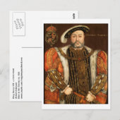 King Henry VIII Briefkaart (Voorkant / Achterkant)