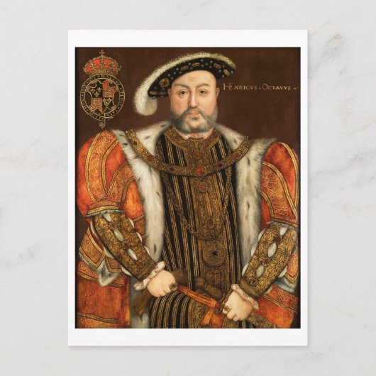 King Henry VIII Briefkaart (Voorkant)