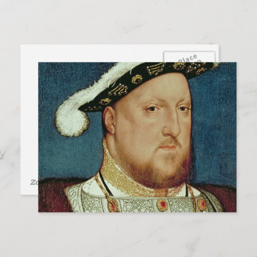 King Henry VIII Briefkaart (Voorkant / Achterkant)