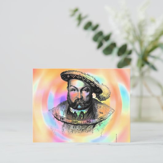 King Henry VIII Briefkaart (Staand voorkant)