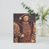 King Henry VIII Briefkaart (Staand voorkant)