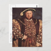 King Henry VIII Briefkaart (Voorkant / Achterkant)