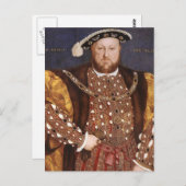King Henry VIII Briefkaart (Voorkant / Achterkant)