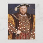 King Henry VIII Briefkaart (Voorkant)