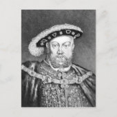 King Henry VIII illustratie Briefkaart (Voorkant)