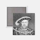 King Henry VIII illustratie Magneet (Voorkant / Achterkant)