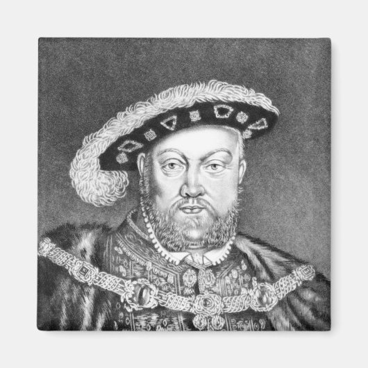 King Henry VIII illustratie Magneet (Voorkant)