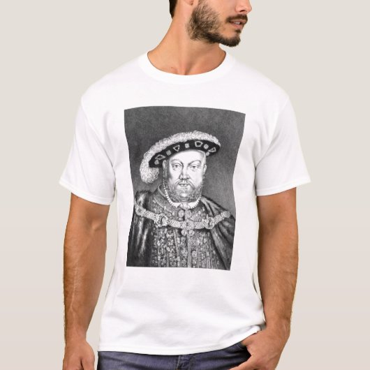 King Henry VIII illustratie T-shirt (Voorkant)