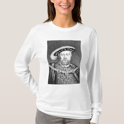 King Henry VIII illustratie T-shirt (Voorkant)