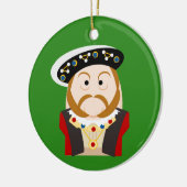 King Henry VIII Keramisch Ornament (Links)