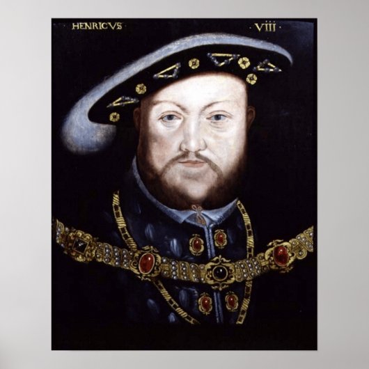 KING HENRY VIII, KING VAN ENGLAND POSTER (Voorkant)