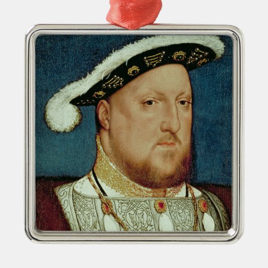King Henry VIII Metalen Ornament (Voorkant)