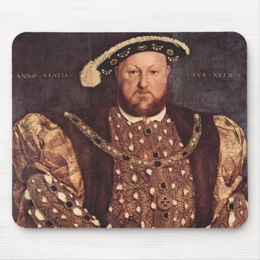 King Henry VIII Mousepad Muismat (Voorkant)