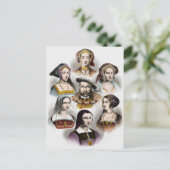 King Henry VIII of England | Zijn zes vrouwen Briefkaart (Staand voorkant)